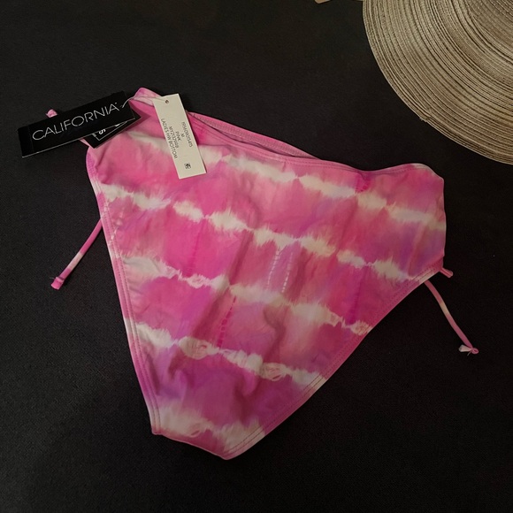 Pink tye-dyed bikini bottoms - Picture 7 of 8